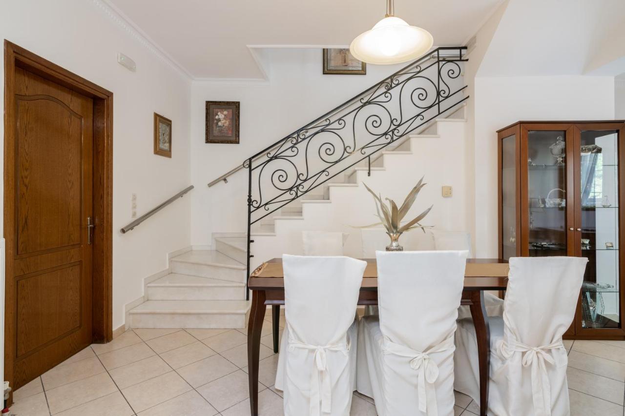 Luxury Villa Vanato & Pool Koukounaria Bagian luar foto