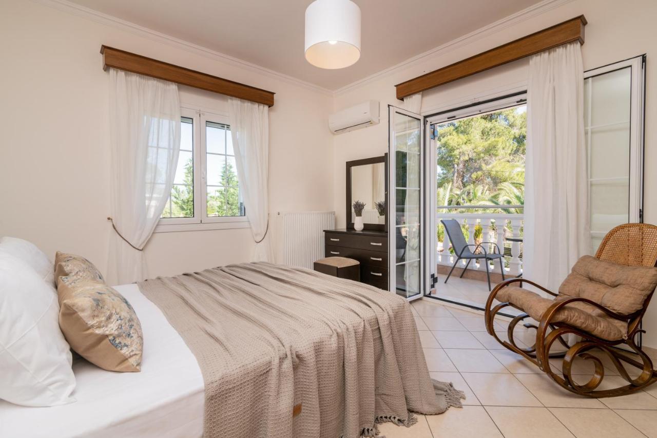 Luxury Villa Vanato & Pool Koukounaria Bagian luar foto