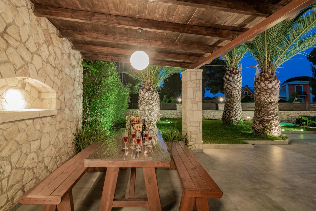 Luxury Villa Vanato & Pool Koukounaria Bagian luar foto