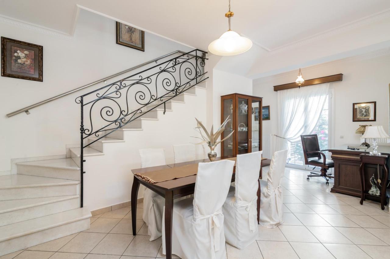 Luxury Villa Vanato & Pool Koukounaria Bagian luar foto